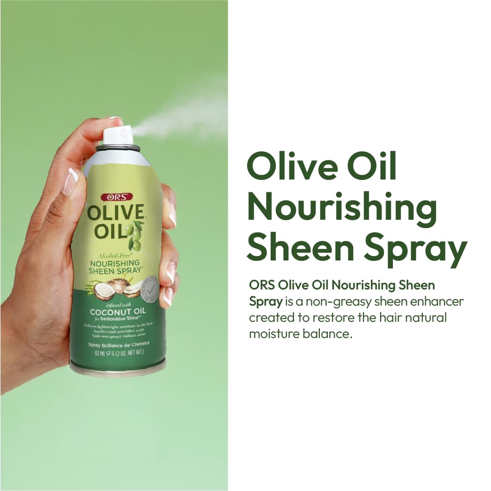ORS brillo ligero para cabello texturizado mejora la manejabilidad.