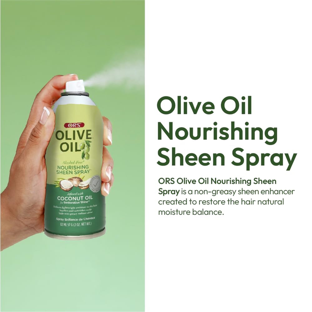 ORS brillo ligero para cabello texturizado mejora la manejabilidad.