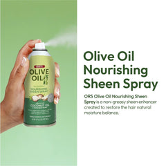 ORS brillo ligero para cabello texturizado mejora la manejabilidad.