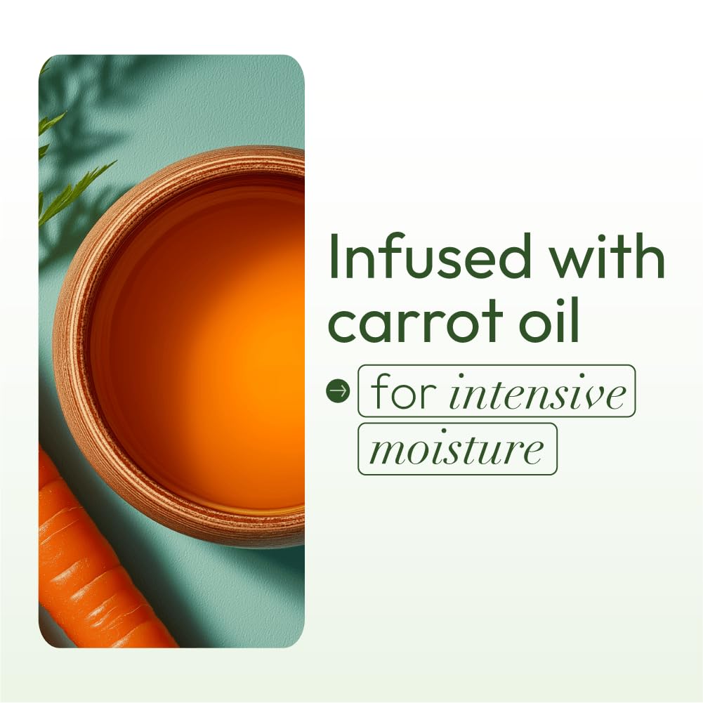 ORS Carrot Oil Hair Cream for damaged hair supports a healthy-looking shine