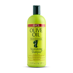 ORS Champú neutralizante con aceite de oliva en botella, aporta brillo natural.