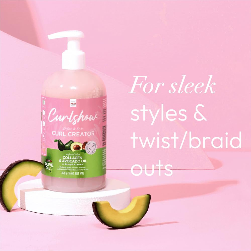 ORS Curlshow apto-bajo-poros ideal para cabello de baja porosidad.
