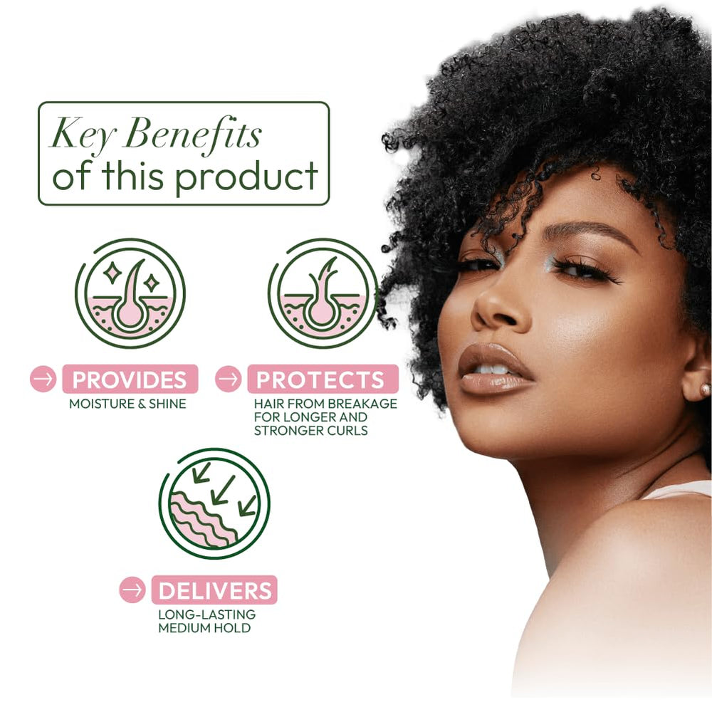ORS Curlshow proteccion-quiebre ayuda a mantener rizos fuertes todo el día.