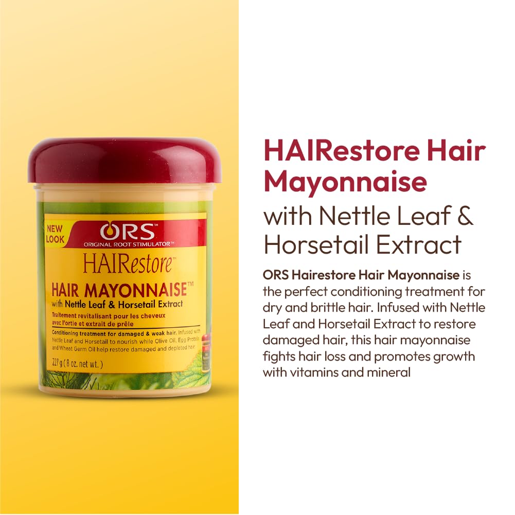 ORS HAIRestore horsetail extract close-up emphasizing natural nourishment