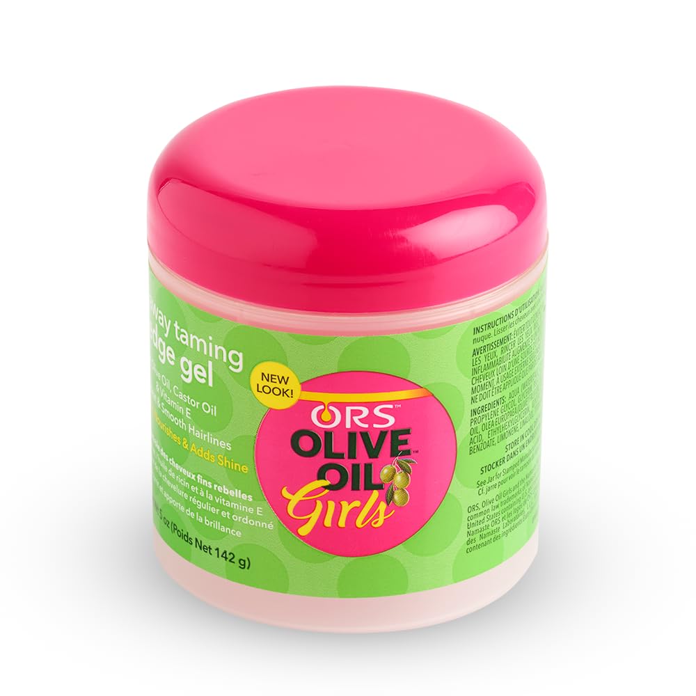 ORS Olive Oil Girls Fly-Away Taming Edge Gel ideal for daily styling and protection
