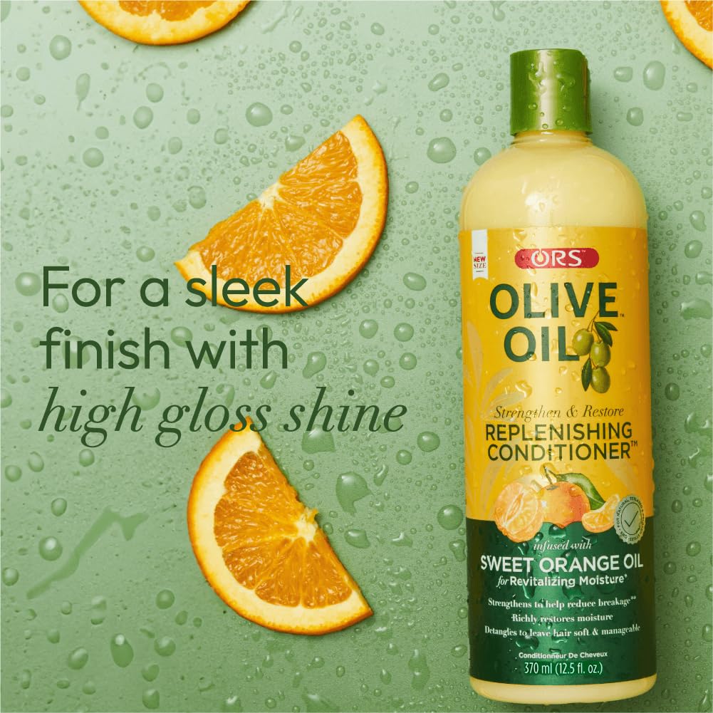 ORS Strengthen & Nourish conditioner packaging sleeve signaling brand presentation
