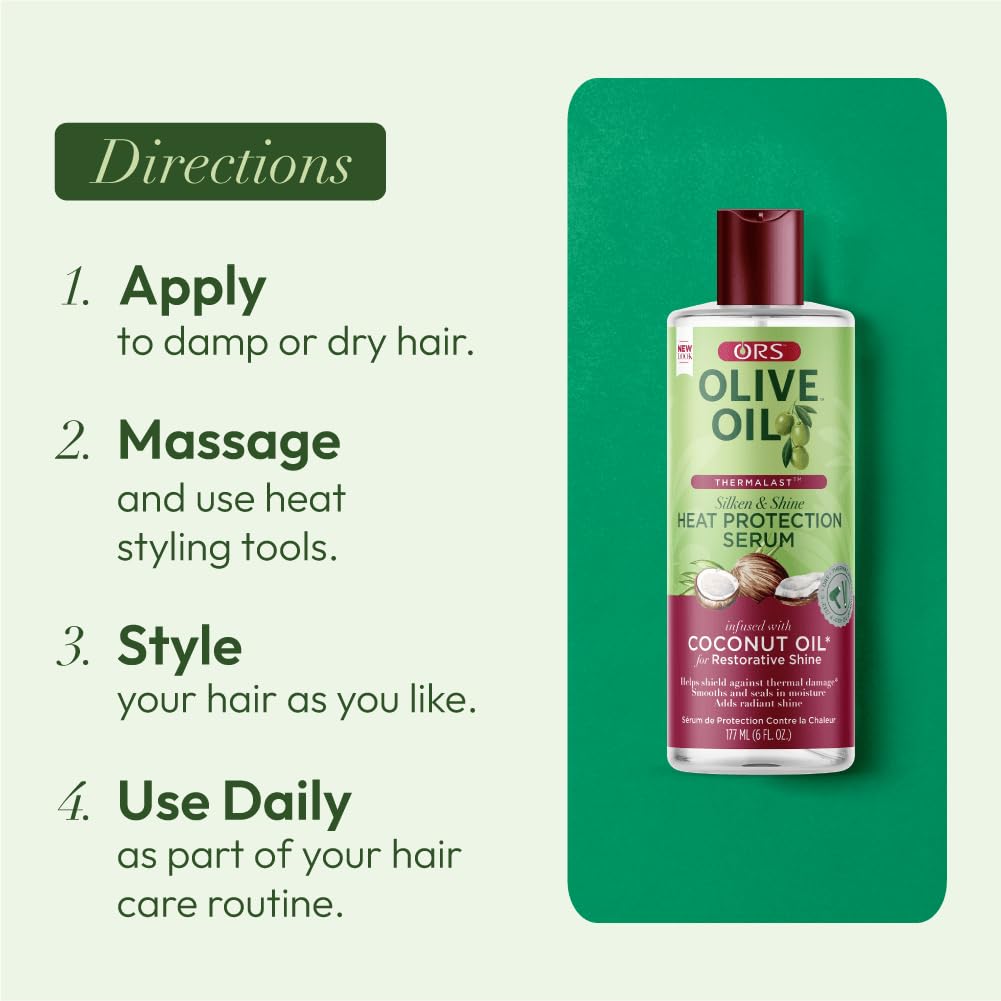 Rutina diaria con ORS para cabello suave y brillante.