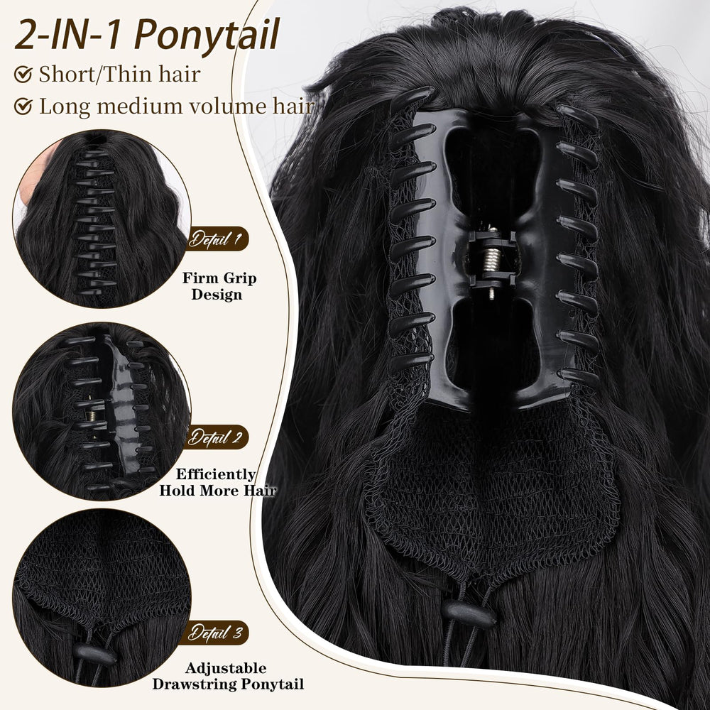 ORSUNCER elastic claw clip detail designed for secure all-day hold