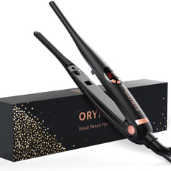 ORYNNE 3/10 small flat iron for short hair delivers precise straightening with scalp-safe edges.