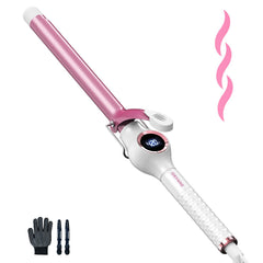 ORYNNE Ceramic Curling Iron with 3/4-inch barrel for tight curls and soft waves.