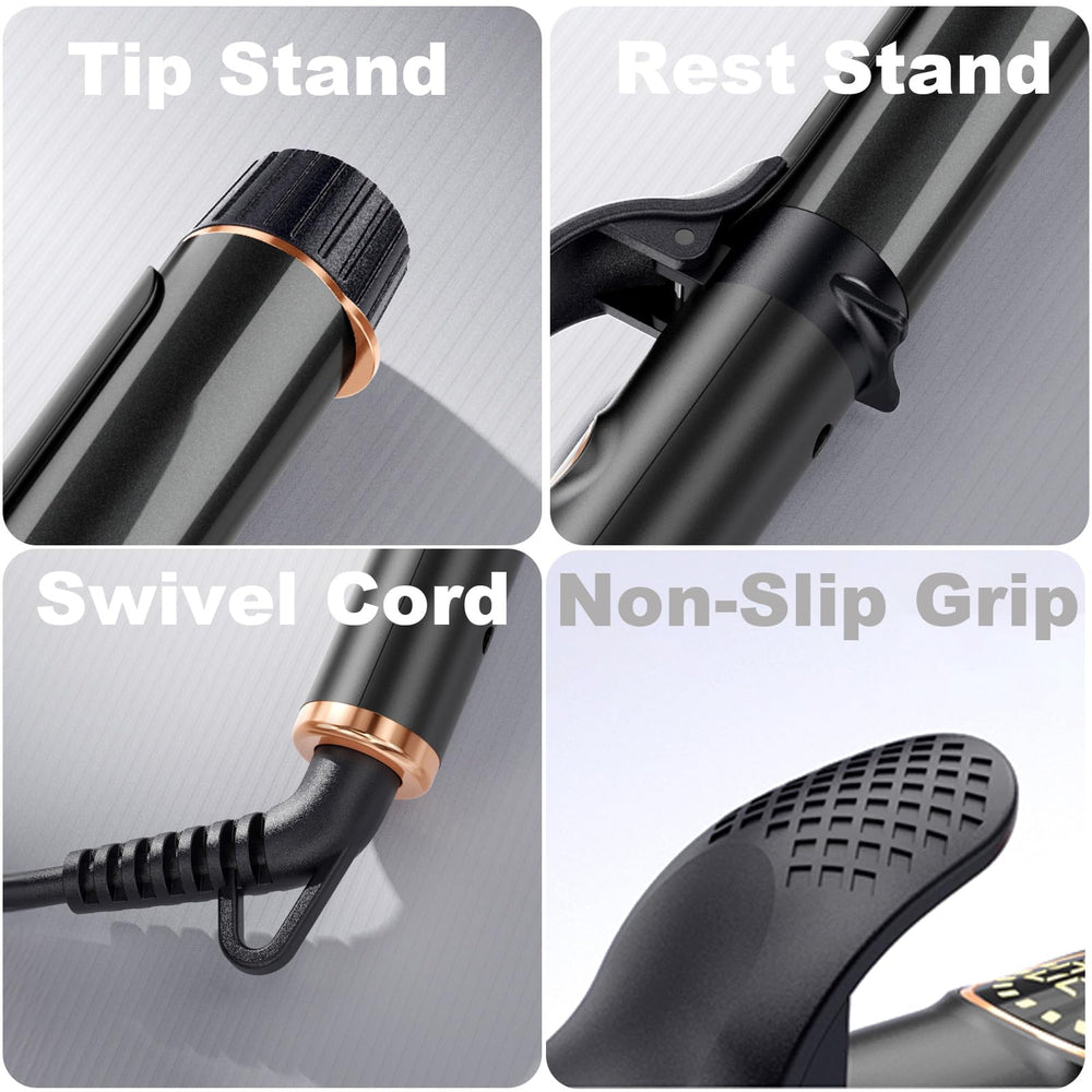 ORYNNE ergonomic grip and 360-degree swivel cord for comfortable travel styling