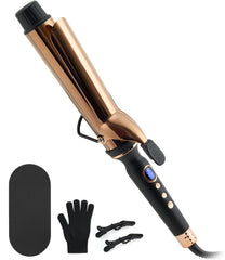 ORYNNE Titanium 2-Inch Long Barrel curls long hair quickly and evenly.