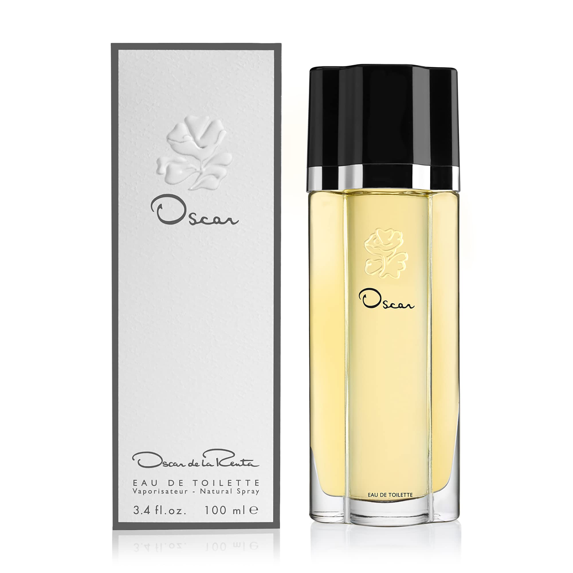 Oscar de la Renta Oscar EDT bottle front view for elegant evenings.