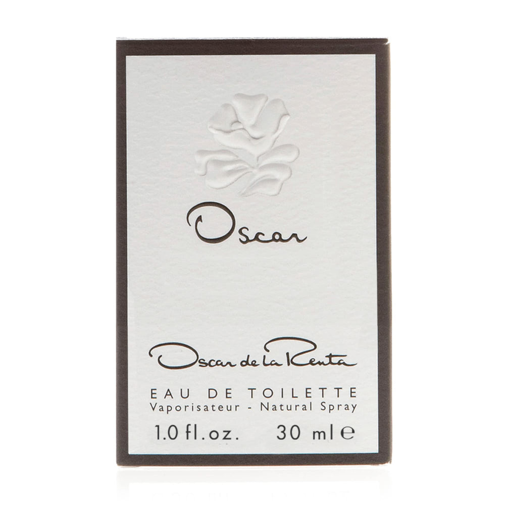 Oscar de la Renta Oscar Signature garden-inspired bottle on shelf