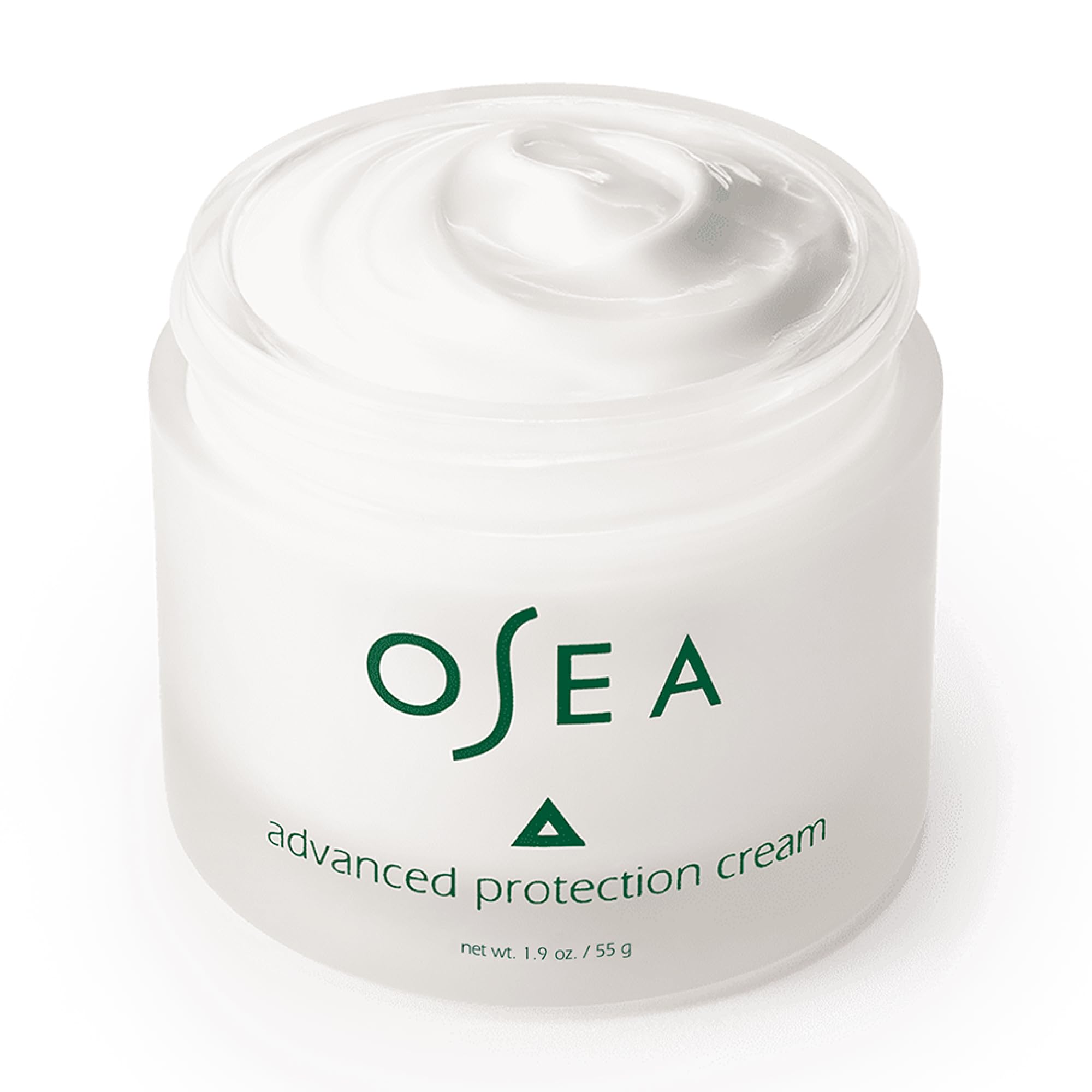 Application of OSEA cream on skin highlights glow and even tone