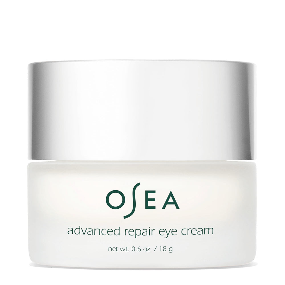 OSEA Advanced Repair Eye Cream closeup highlighting hydration for the under-eye area.