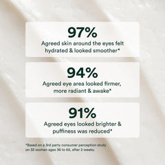 OSEA Advanced Repair Eye Cream texture swirl showing plant-based hydration.
