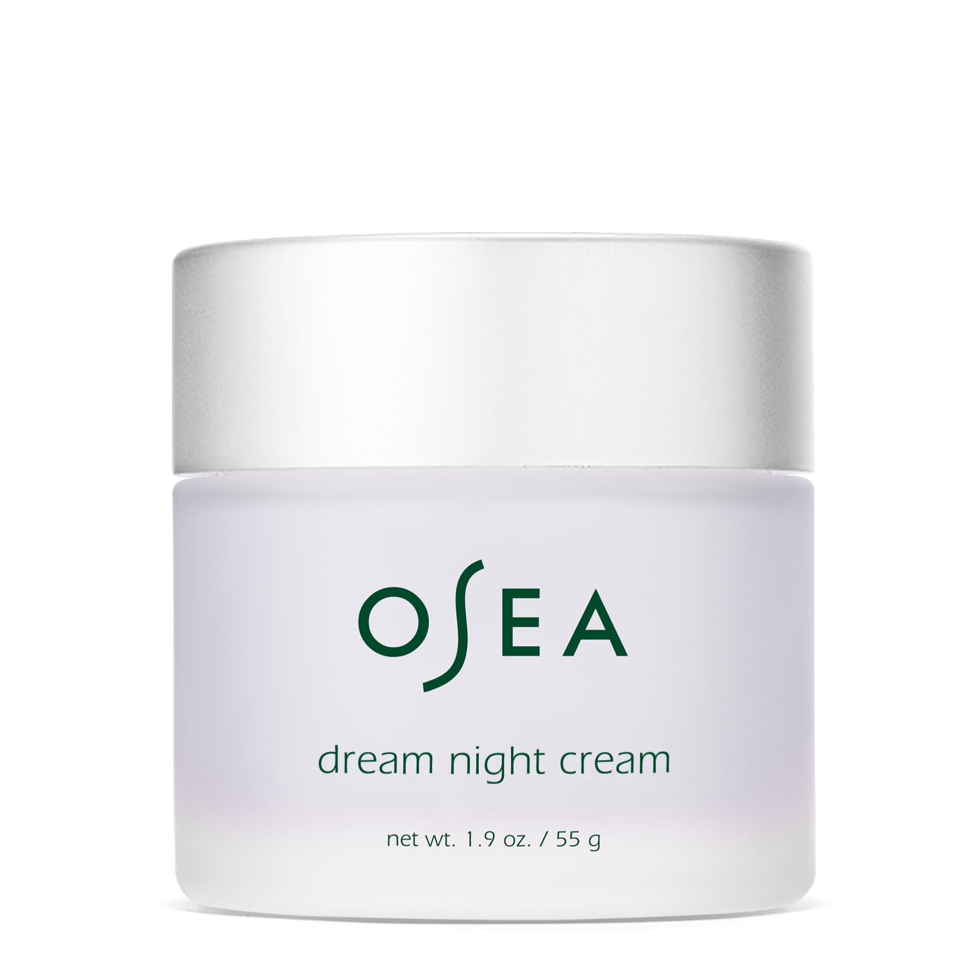 OSEA Dream Night Cream bottle reveals bio-retinol for overnight hydration and sea power