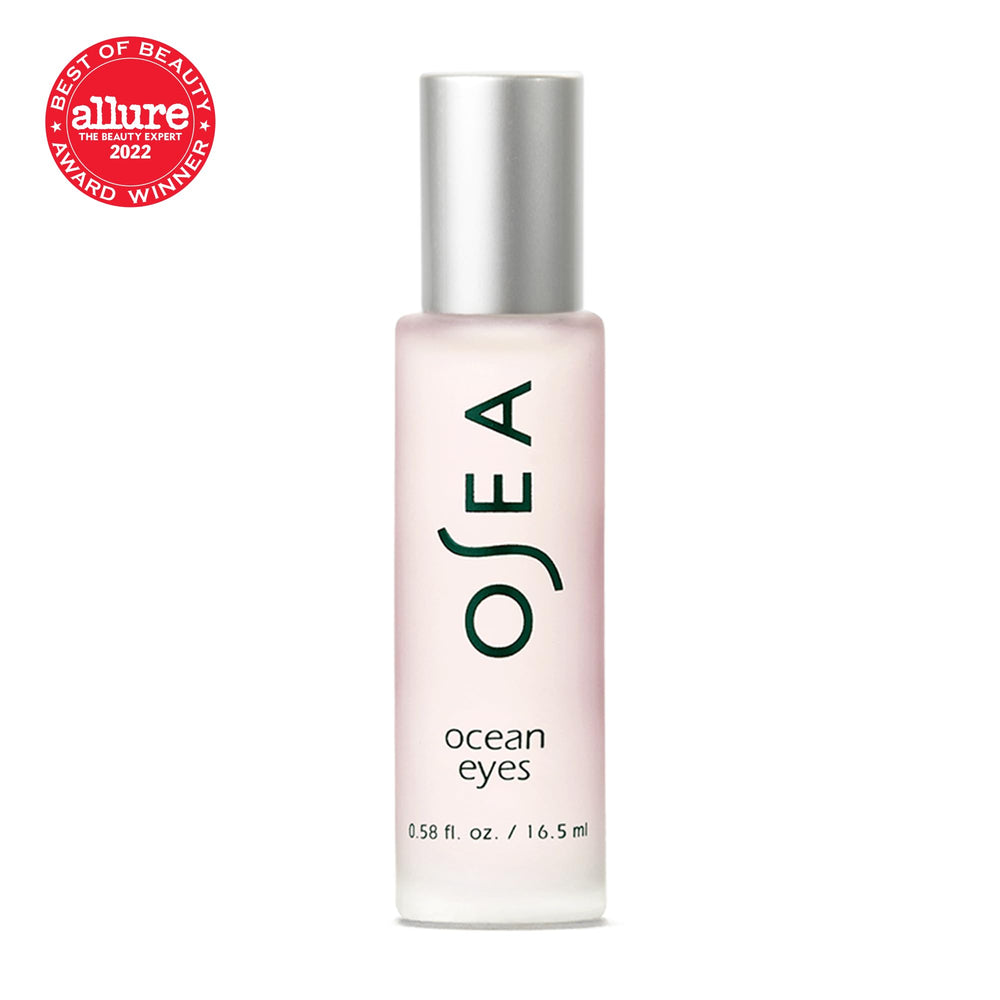 OSEA Ocean Eyes clinical study concept highlighting hydration and depuffing