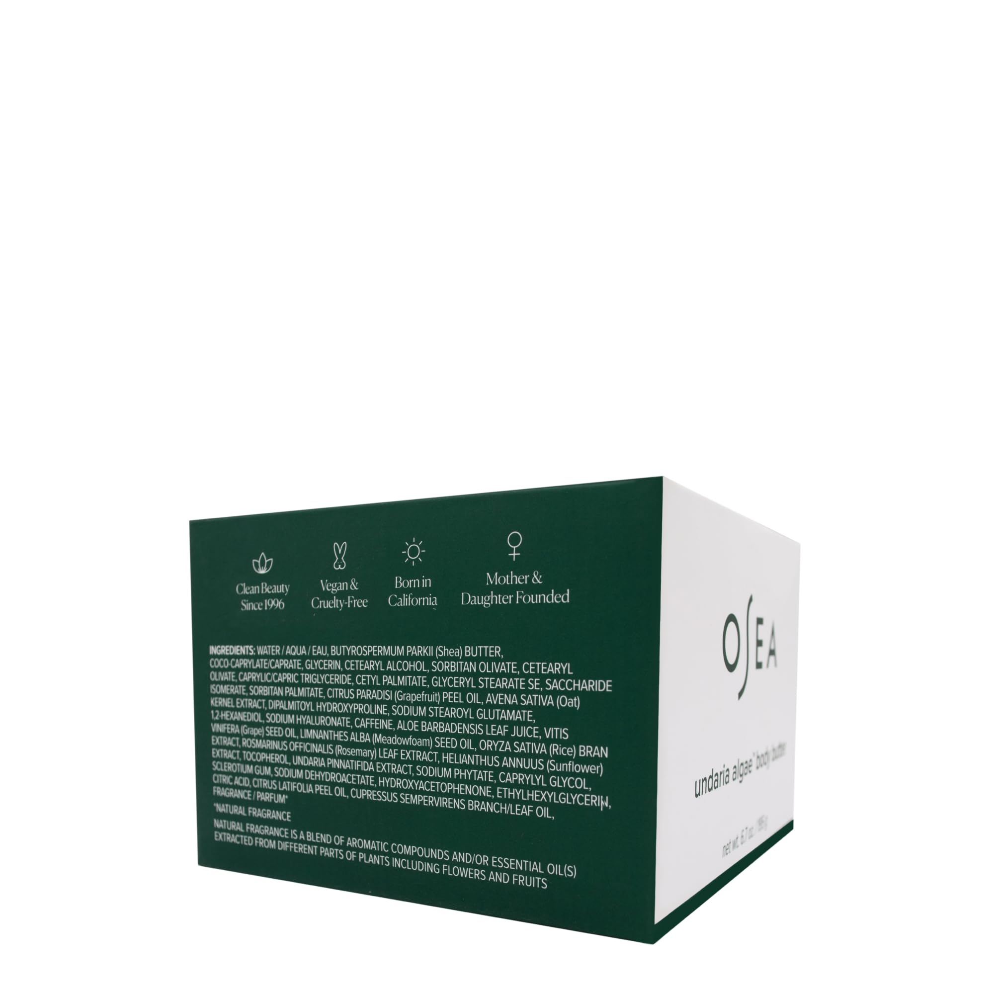 Gift-ready display of OSEA Undaria Algae Body Butter suitable for spa gifting.