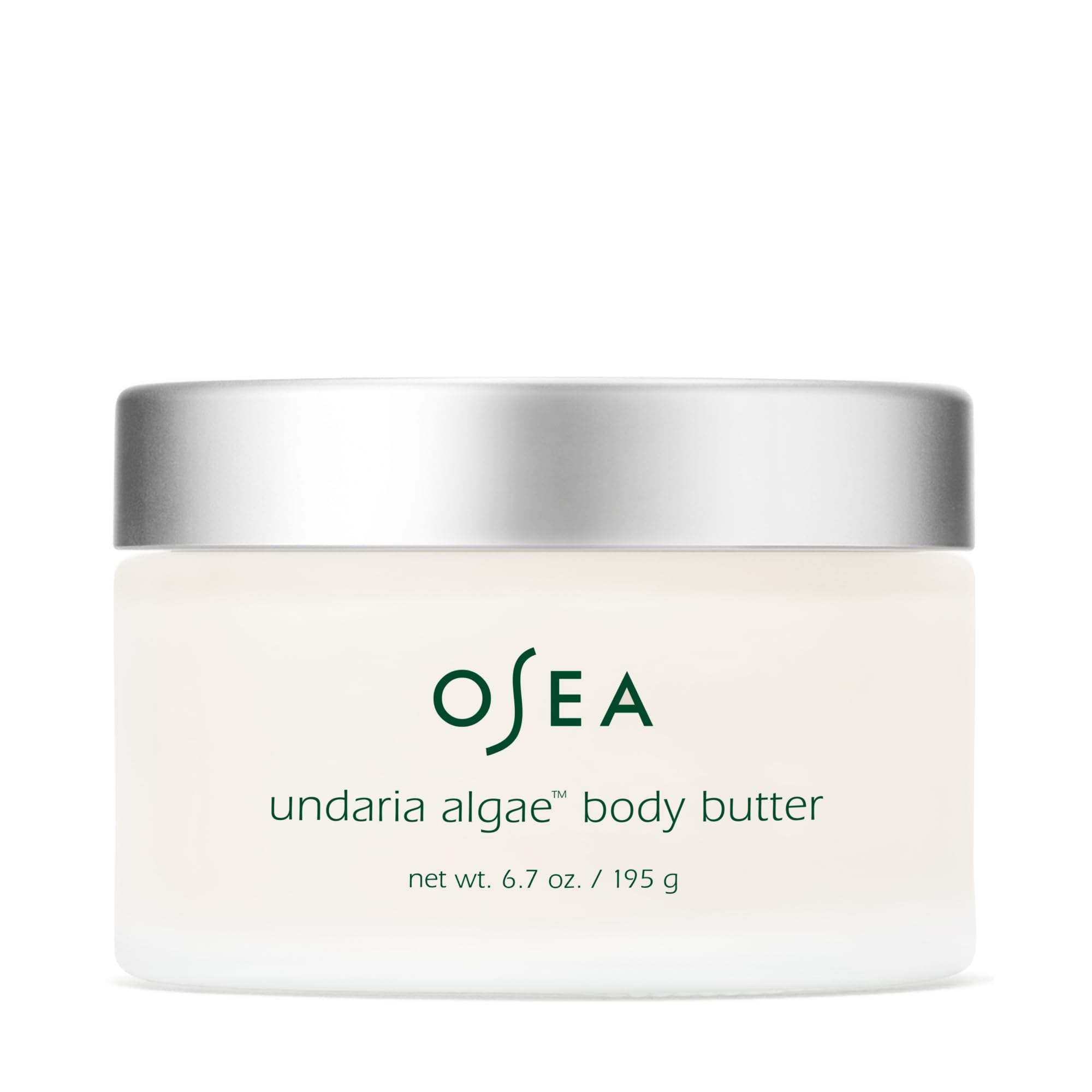 OSEA Undaria Algae Body Butter jar with vegan clean beauty label and premium packaging.