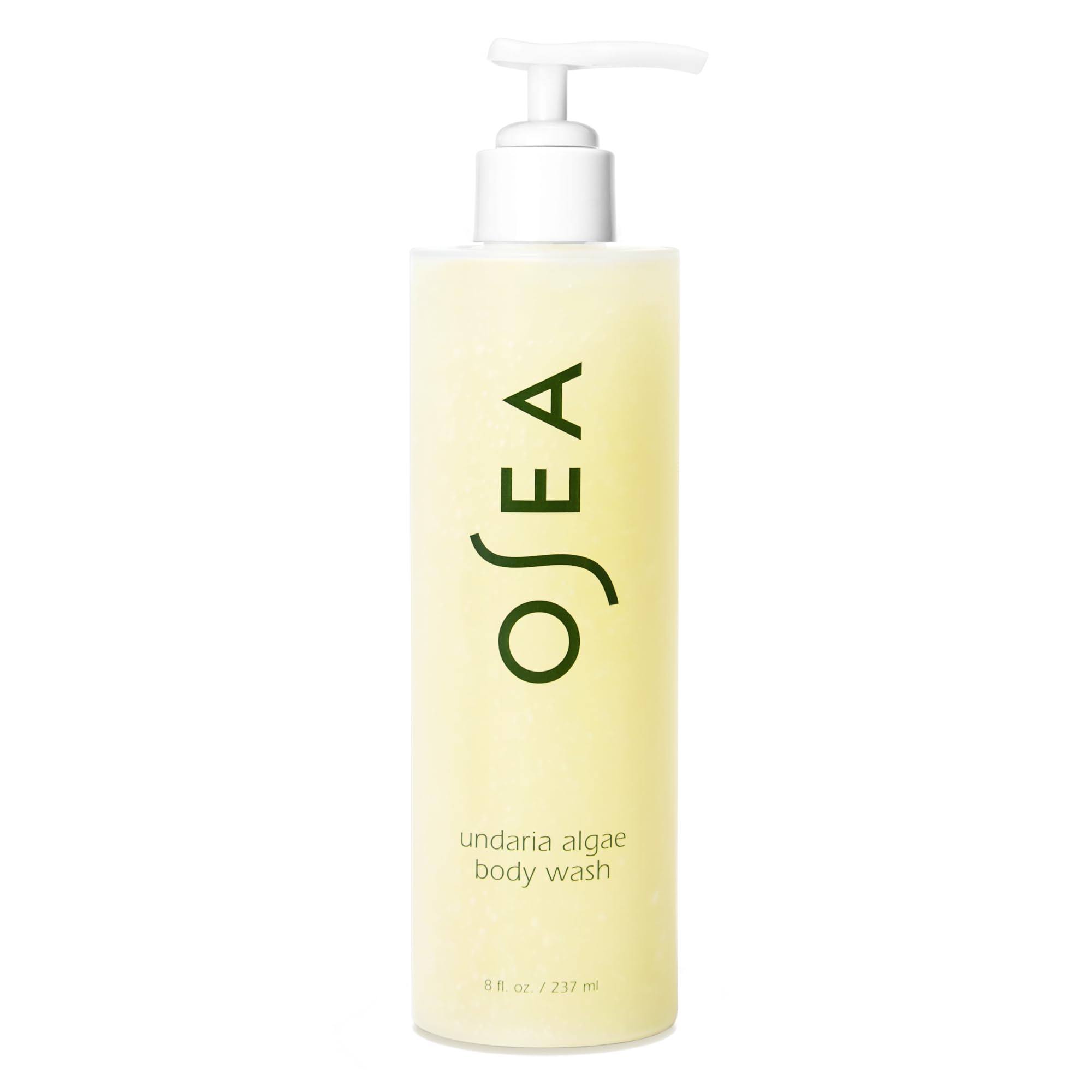 OSEA Undaria Algae Body Wash in a pump bottle provides gentle cleansing with lasting hydration.