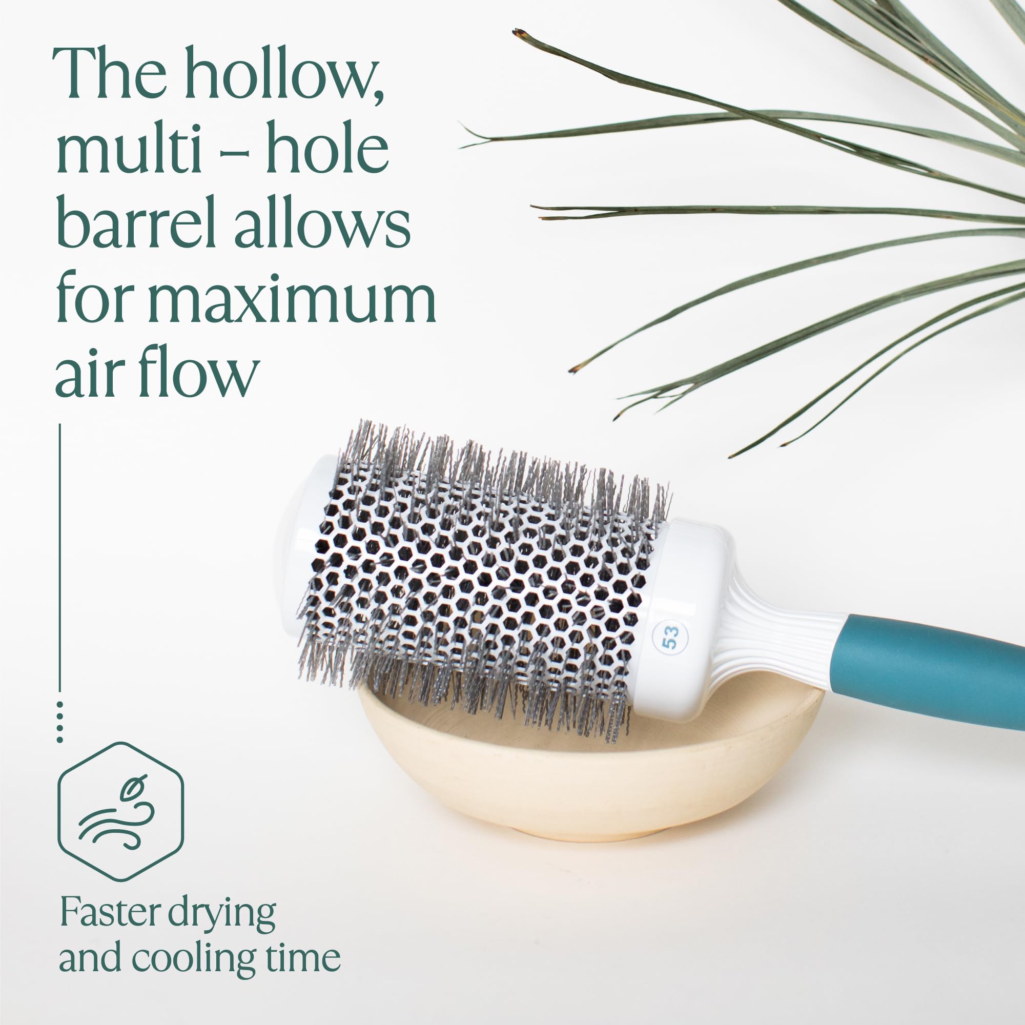 Osensia lightweight ergonomic handle reduces hand fatigue while styling.