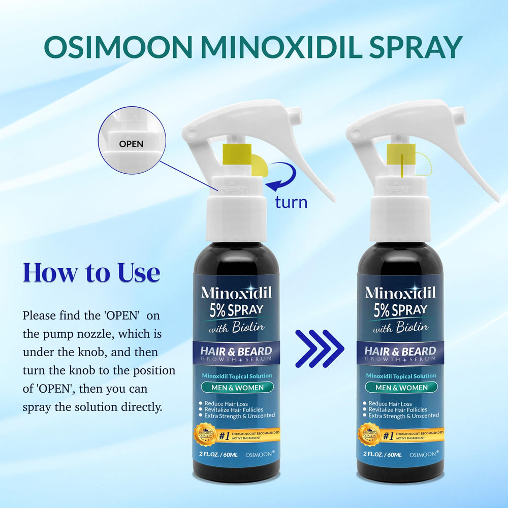 OSIMOON Biotin, Castor Oil, Hydrolyzed Collagen ingredients visual