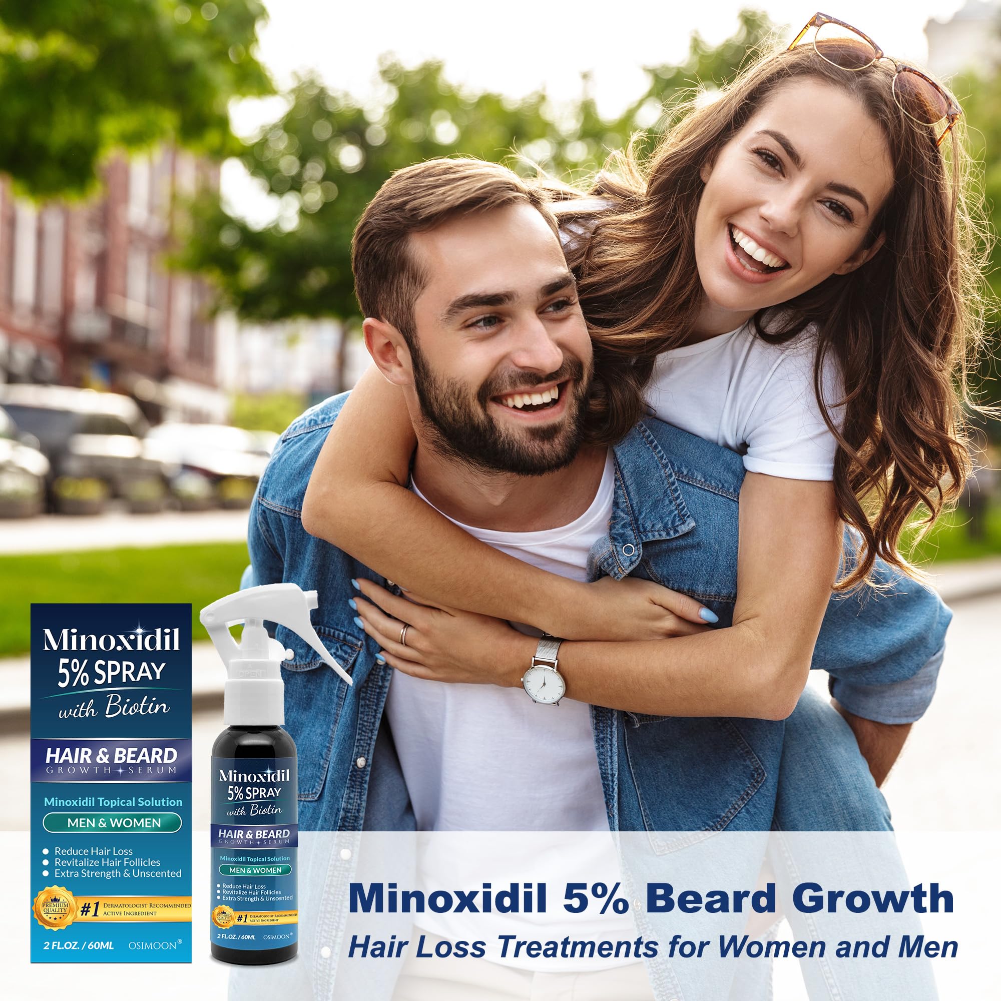 OSIMOON bottle with pump dispenser on a clean countertop