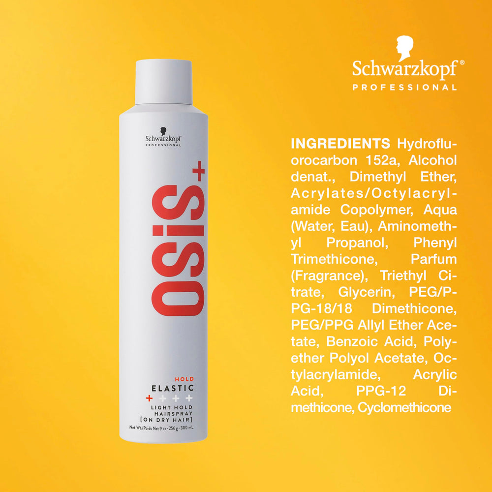 OSiS+ Elastic Light Hold: protección de calor hasta 230°C para estilos