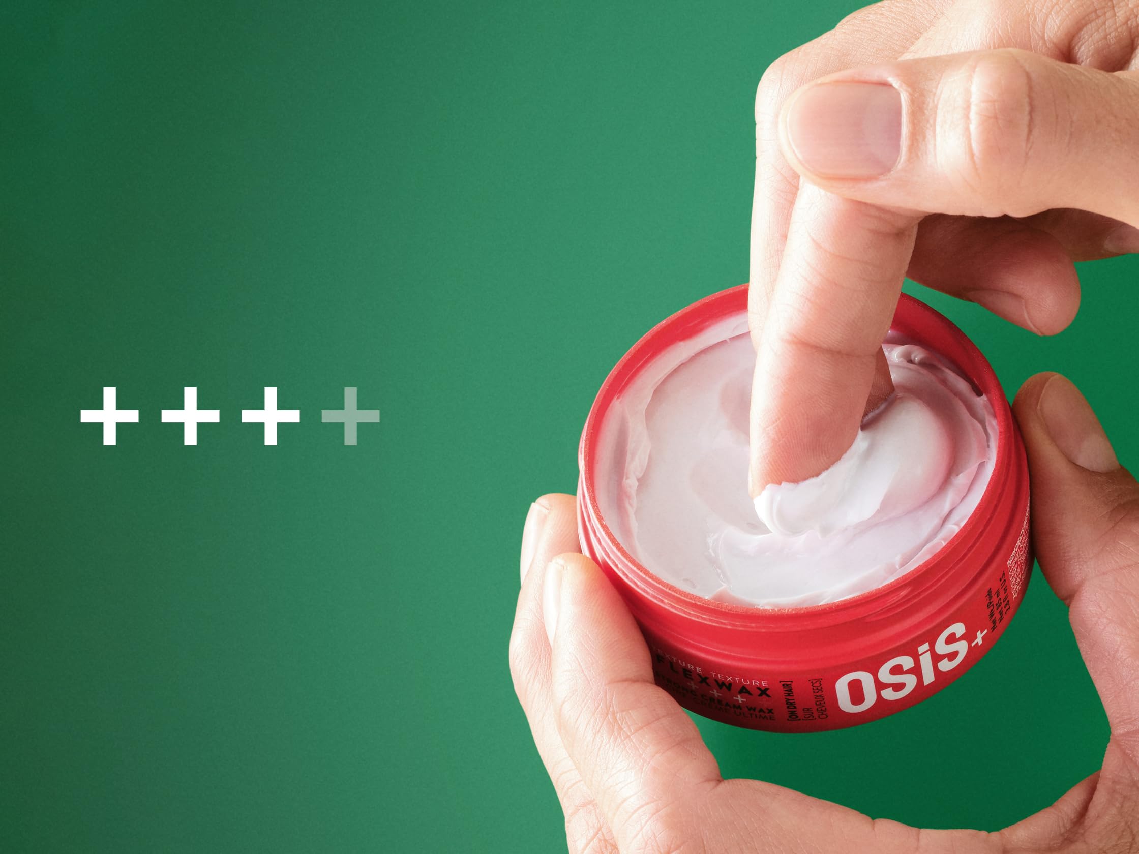 OSiS+ Flexwax alta moldeabilidad para cambios de estilo durante el día.