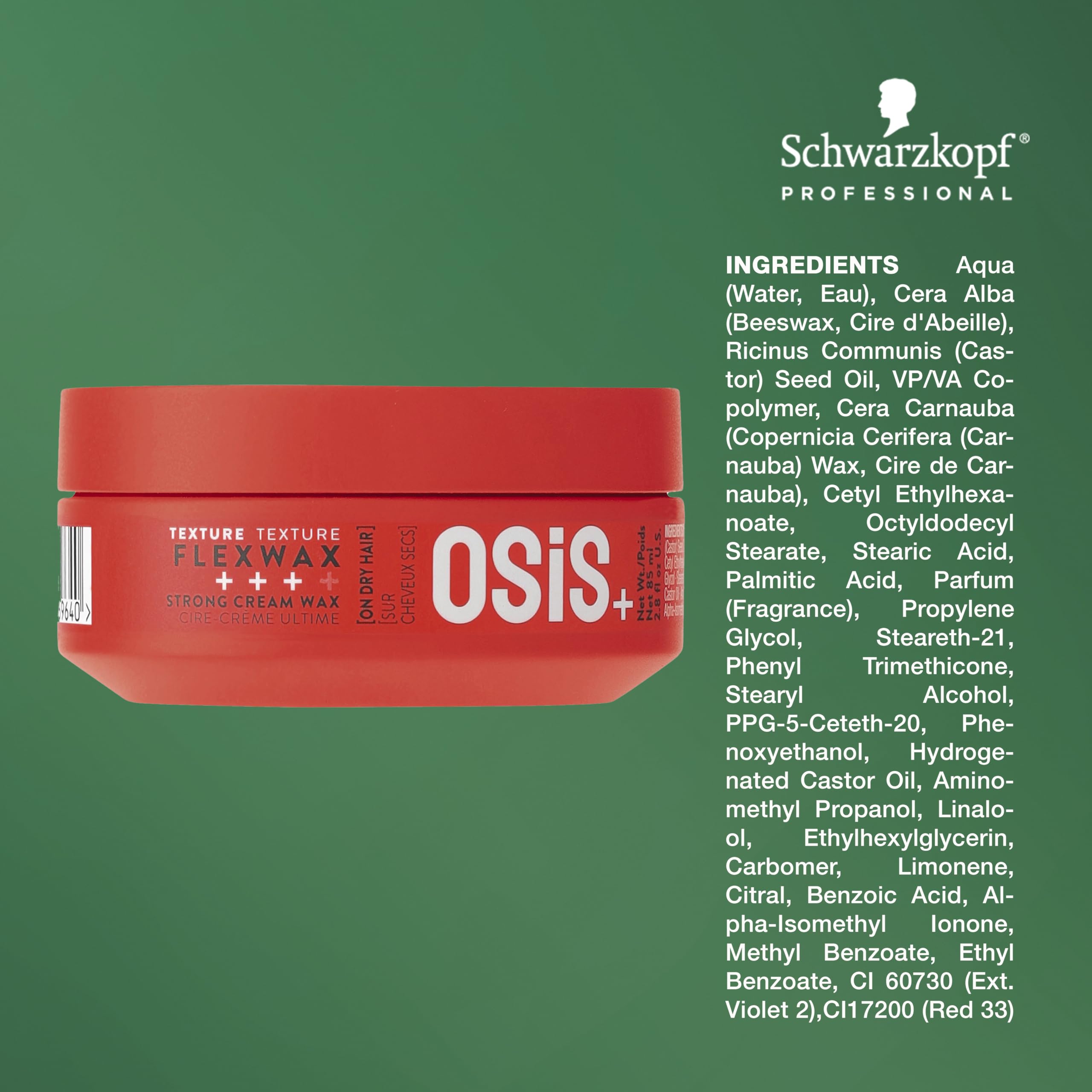 OSiS+ Flexwax acabado luminoso para definición y separación.