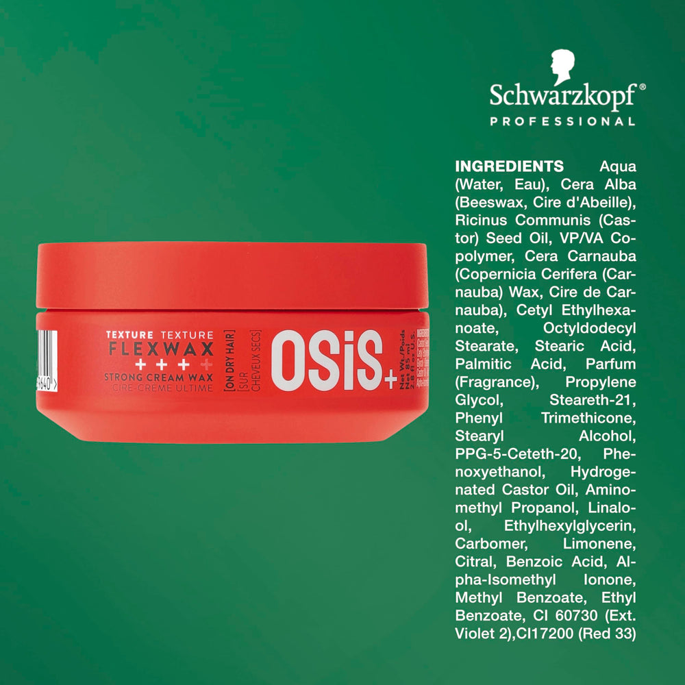 OSiS+ Flexwax acabado luminoso para definición y separación.