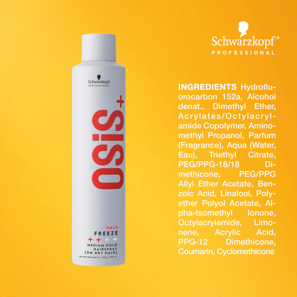 OSiS+ Freeze acabado sutil: brillo ligero sin residuos.