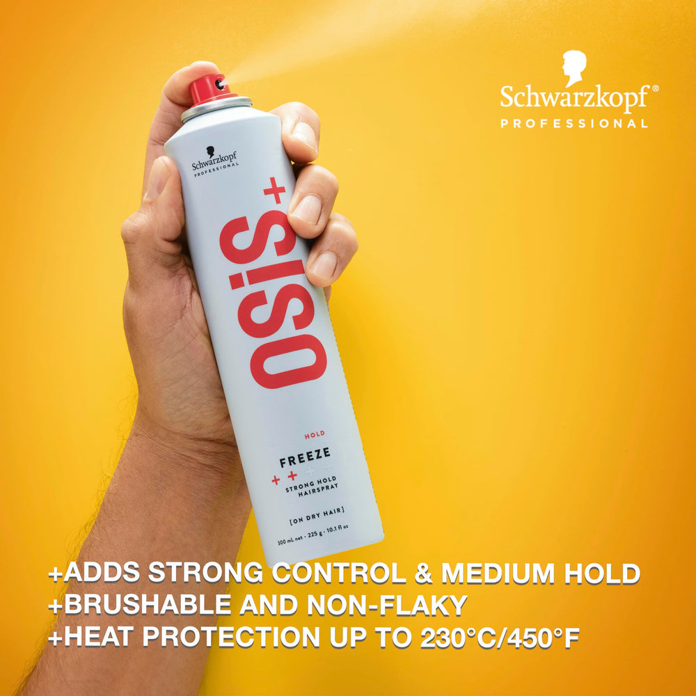 OSiS+ Freeze frasco dorso: etiqueta y protección de humedad.