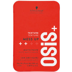 OSiS+ Mess Up ofrece textura mate para peinados desordenados