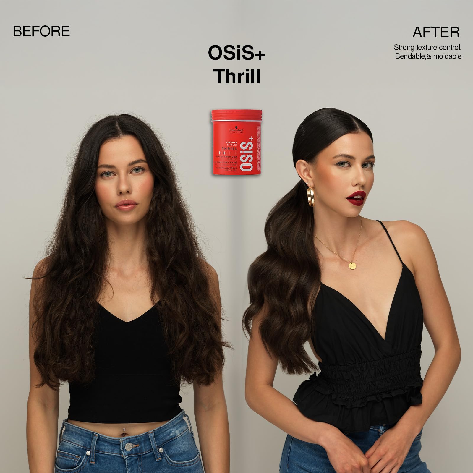 OSiS+ Thrill define ondas desordenadas con efecto natural y separación
