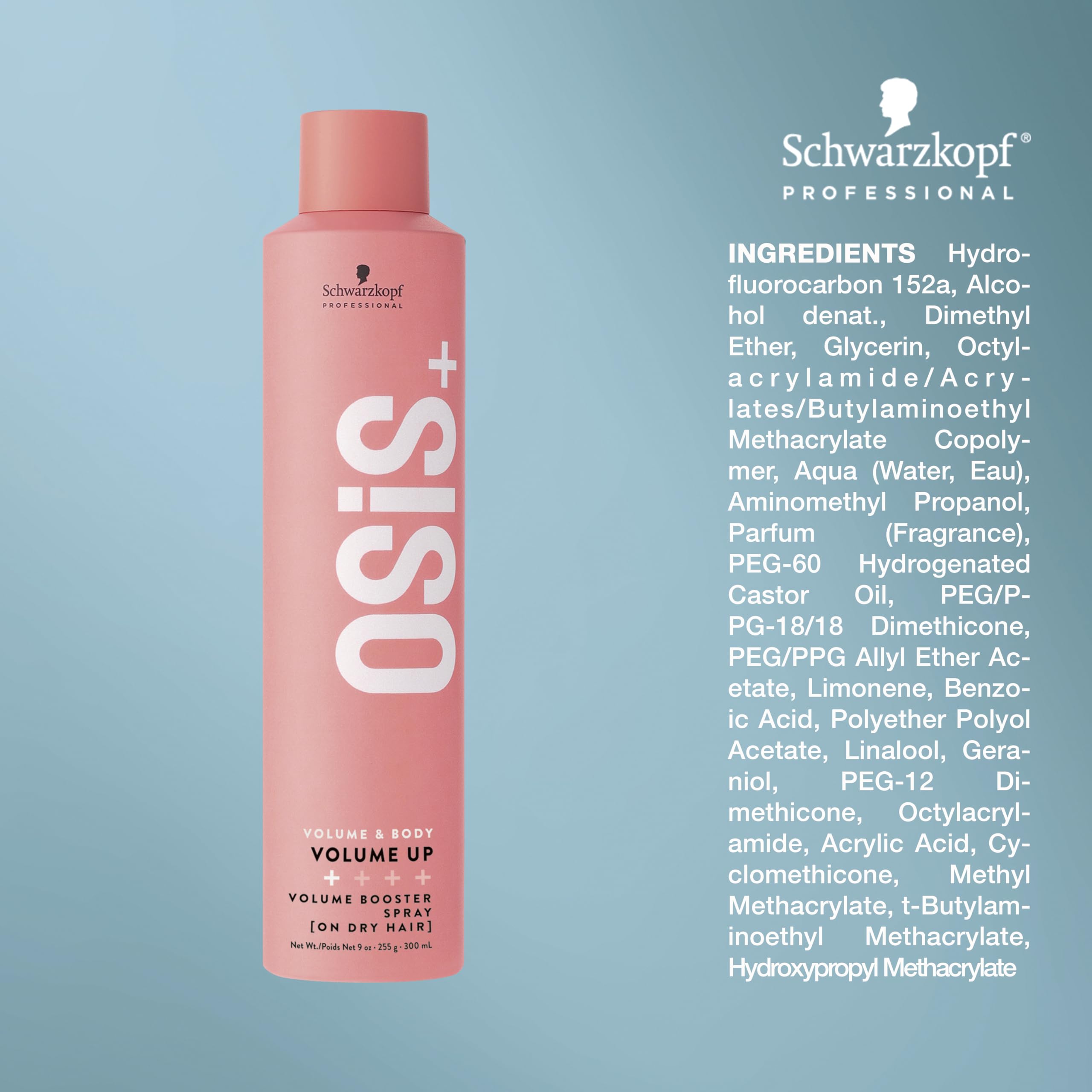 OSiS+ Volume Up natural texture emphasizes a lived-in look.