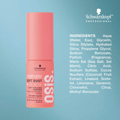 OSiS+ Soft Dust aporta sal marina para cuerpo sin peso