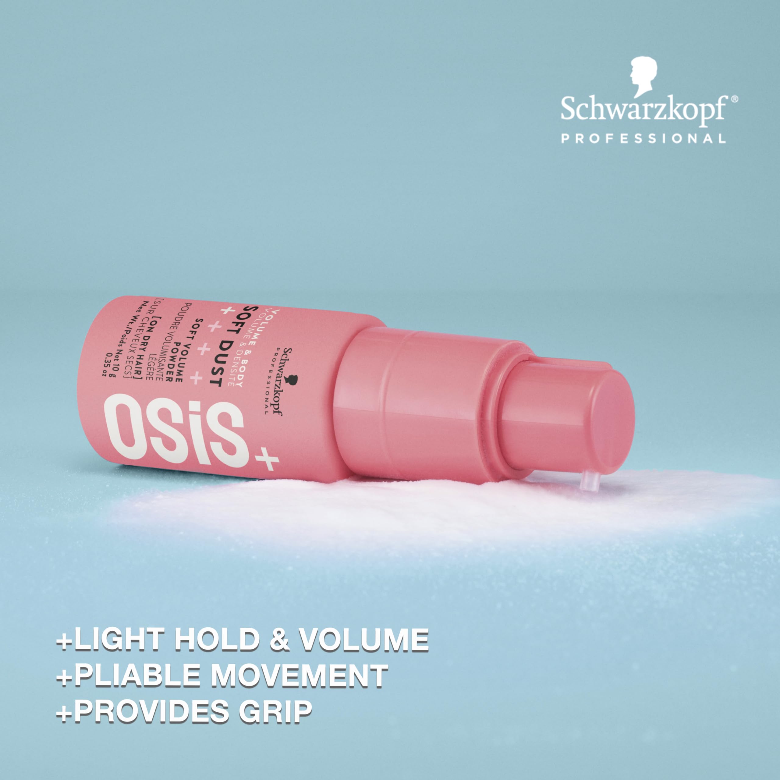 OSiS+ Soft Dust muestra textura sutil para movimiento natural
