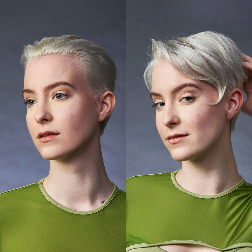 OSiS+ Grip Extreme Hold Mousse es fácil de aplicar en cabello húmedo.