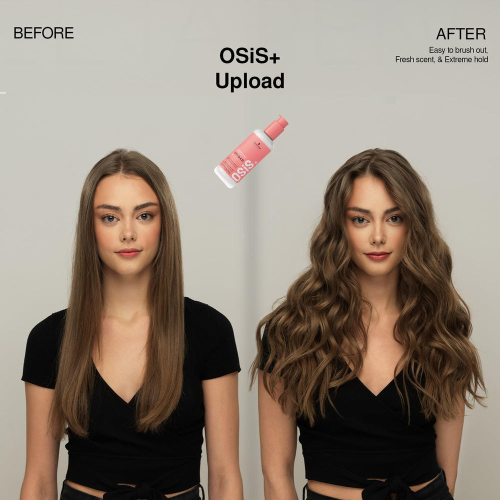 OSiS+ Upload proporciona control suave del estilo con fijación ligera.
