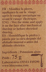 Osma Bloc Alum Block application use for precise, gentle post-shave care