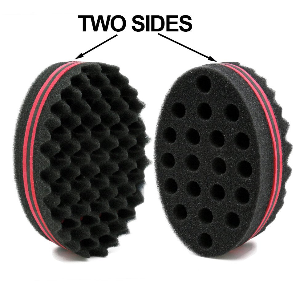 OSMOFUZE Afro curl sponge set creates defined coils with gentle pressure