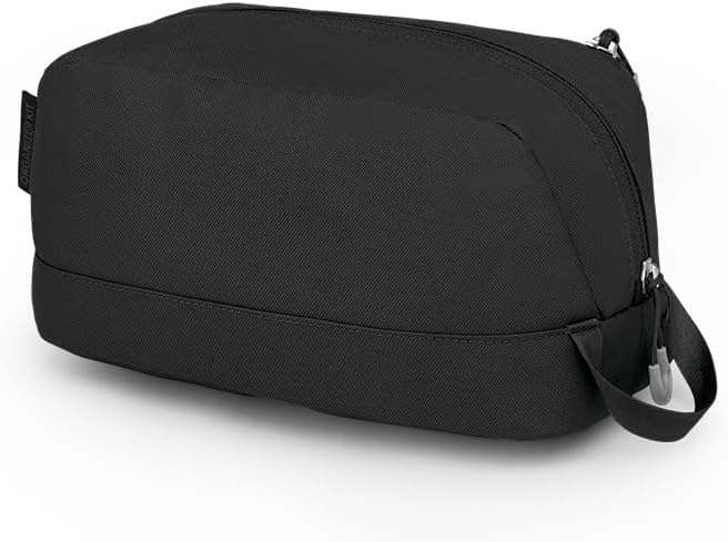 Osprey Daylite Toiletry Kit Black bluesign APPROVED recycled materials.
