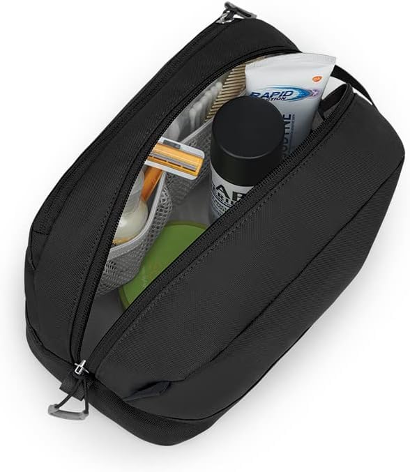 Osprey Daylite Toiletry Kit Black compatible with smart packing accessories.