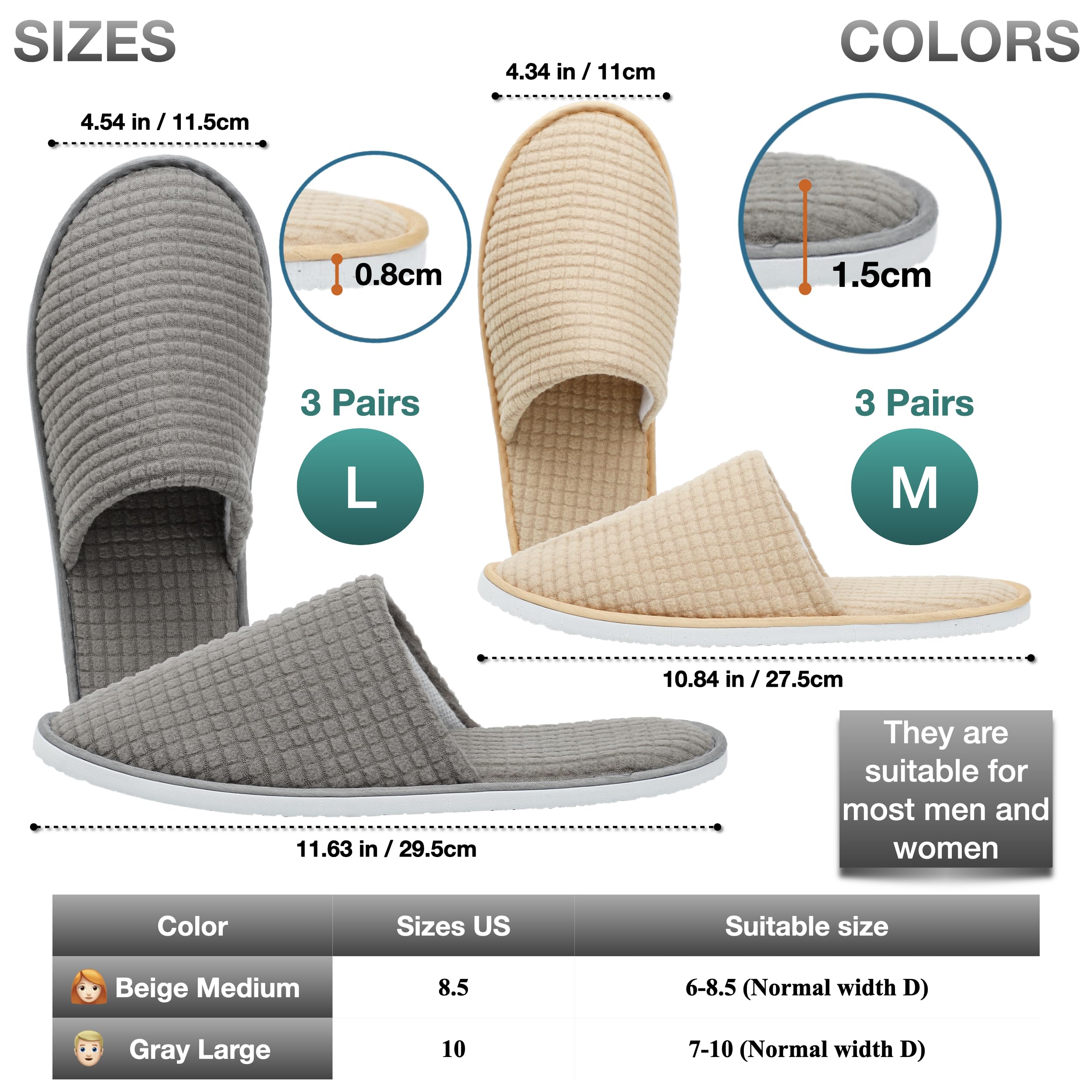 OSTADARRA disposable-style spa slippers ready for hospitality use