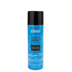 Oster 5-in-1 Clipper Blade Care Spray bottle aids blade maintenance and easy grooming prep.