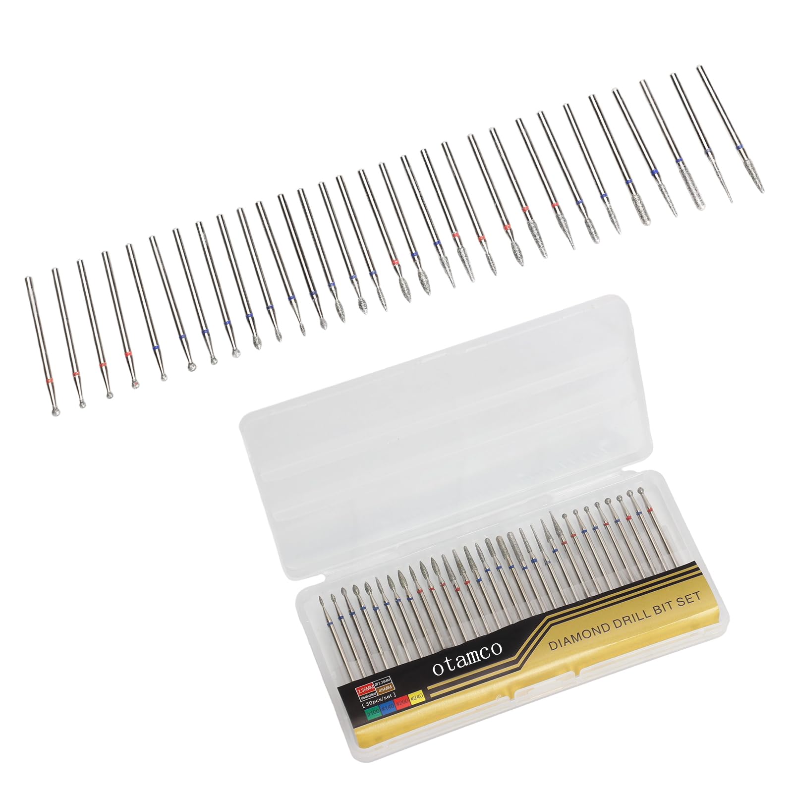 OTAMCO carbide cuticle bit 3-32 inch shank for versatile prep