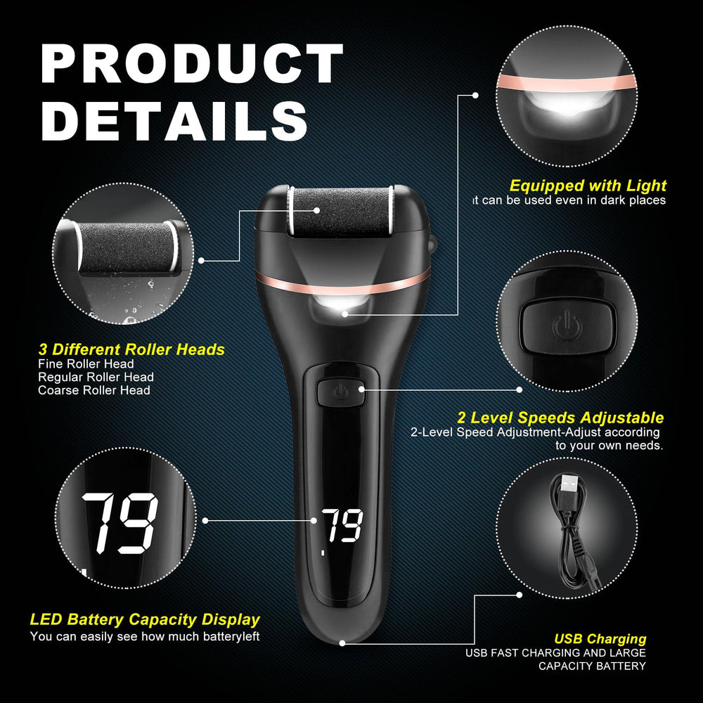 OTAZWA ergonomic grip ensures comfortable handling during extended foot care routines.